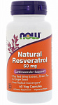 NOW Foods Natural Resveratrol 50 mg