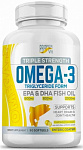 Proper Vit Triple Strength Omega 3 Fish Oil 2500 mg Lemon EPA 900mg and DHA 600 mg